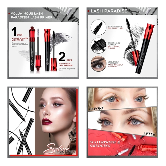 Mascara, highlighter and eyeshadow bundle - Picture 4 of 15